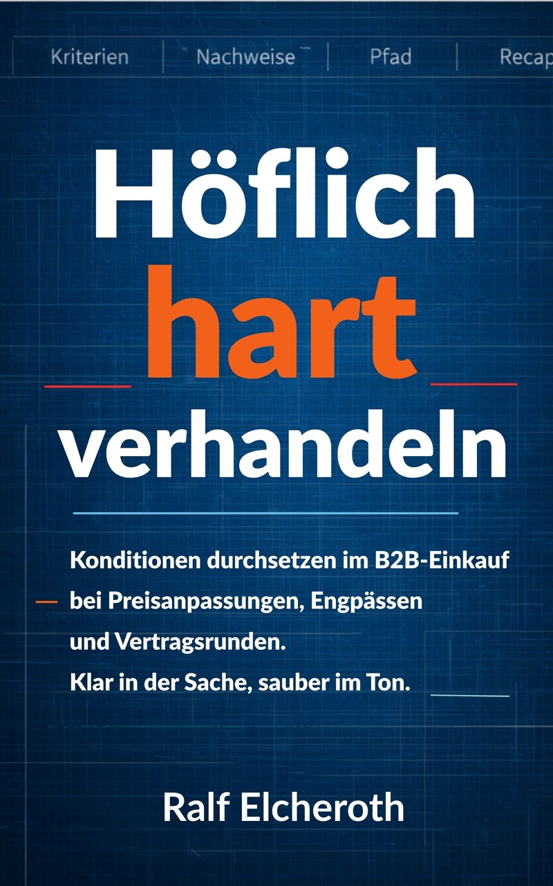 Buchcover: Höflich hart verhandeln von Ralf Elcheroth